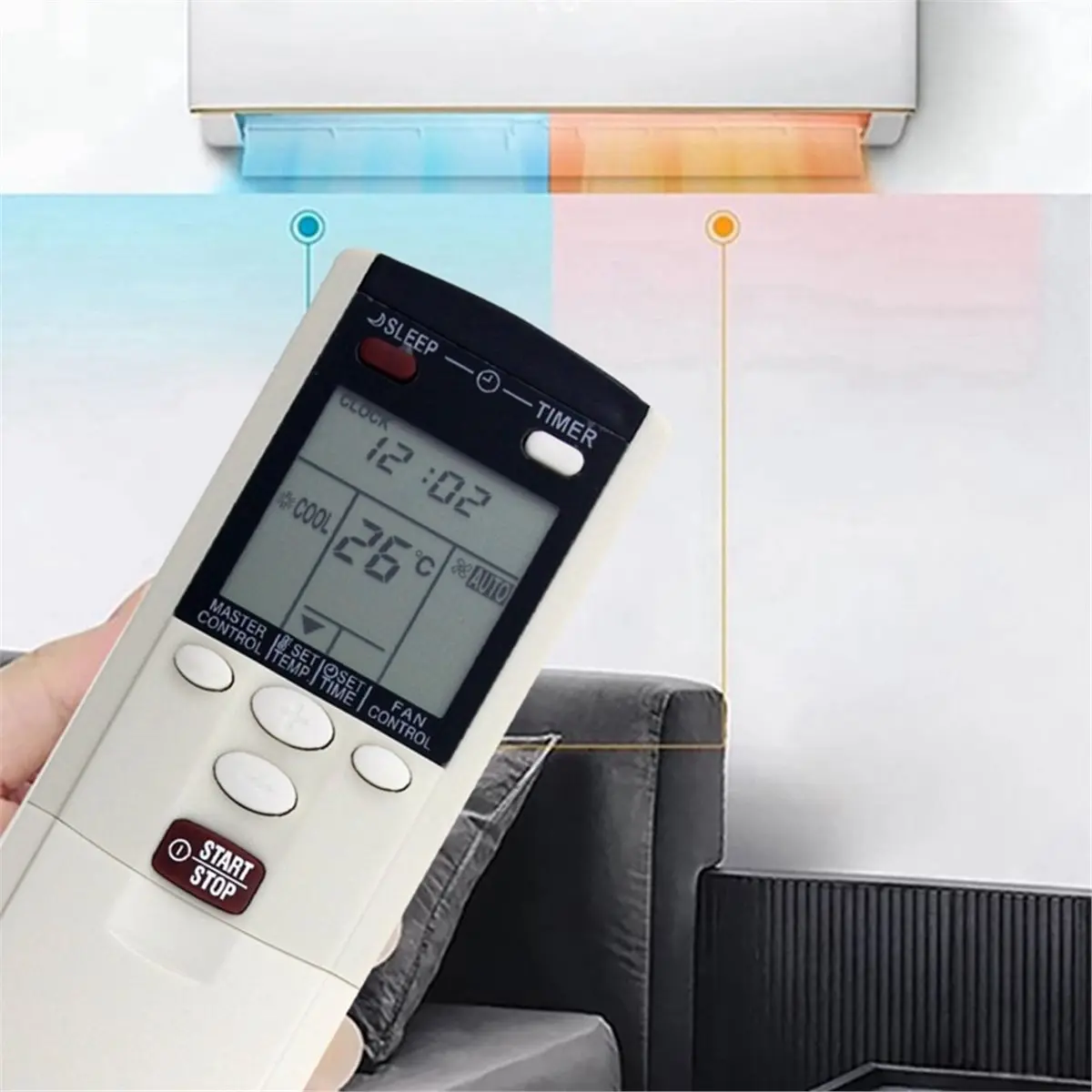 【MUST-HAVE LIST】 AR-DL2 Replace Remote for Air Conditioner AR-DL8 AR-DL9 AR-DL10 AR-DL10 AR-DL12 AR-DL3 AR-DL4 AR-DL5 AR-DL6