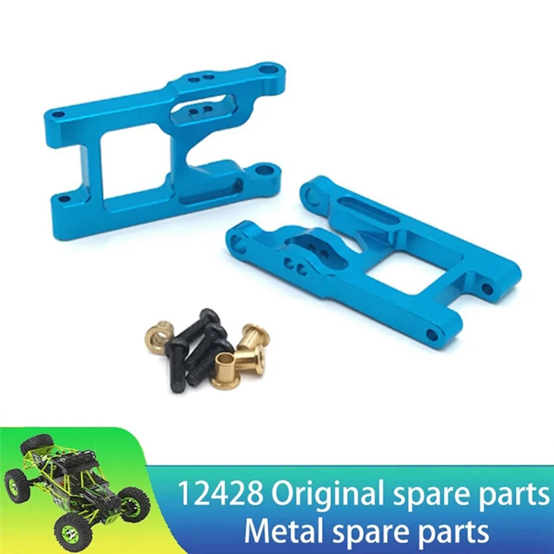 Per Wltoys-RC Pezzi di ricambio per auto Aggiornamento in metallo Accessori per braccio oscillante anteriore per Wltoys 1/12 12427 12428