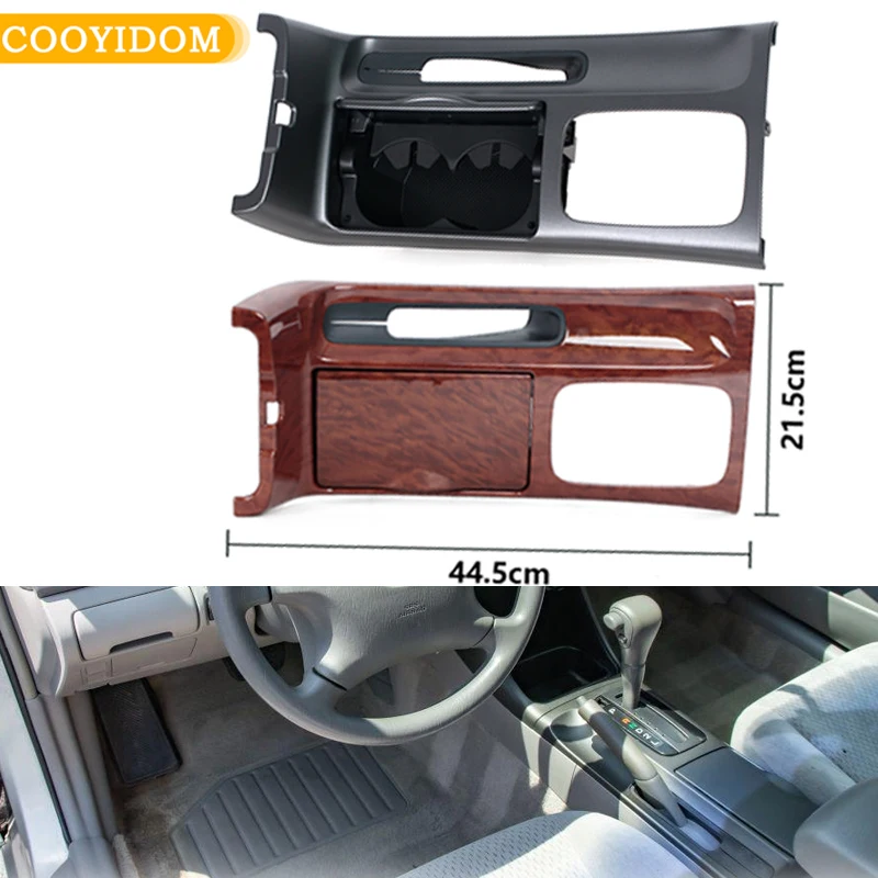 For Toyota Camry 2003 2004 2005 2006 Manual Shift Position Panel Storage Box Cup Holder Shifter Trim Center Panel Shifter