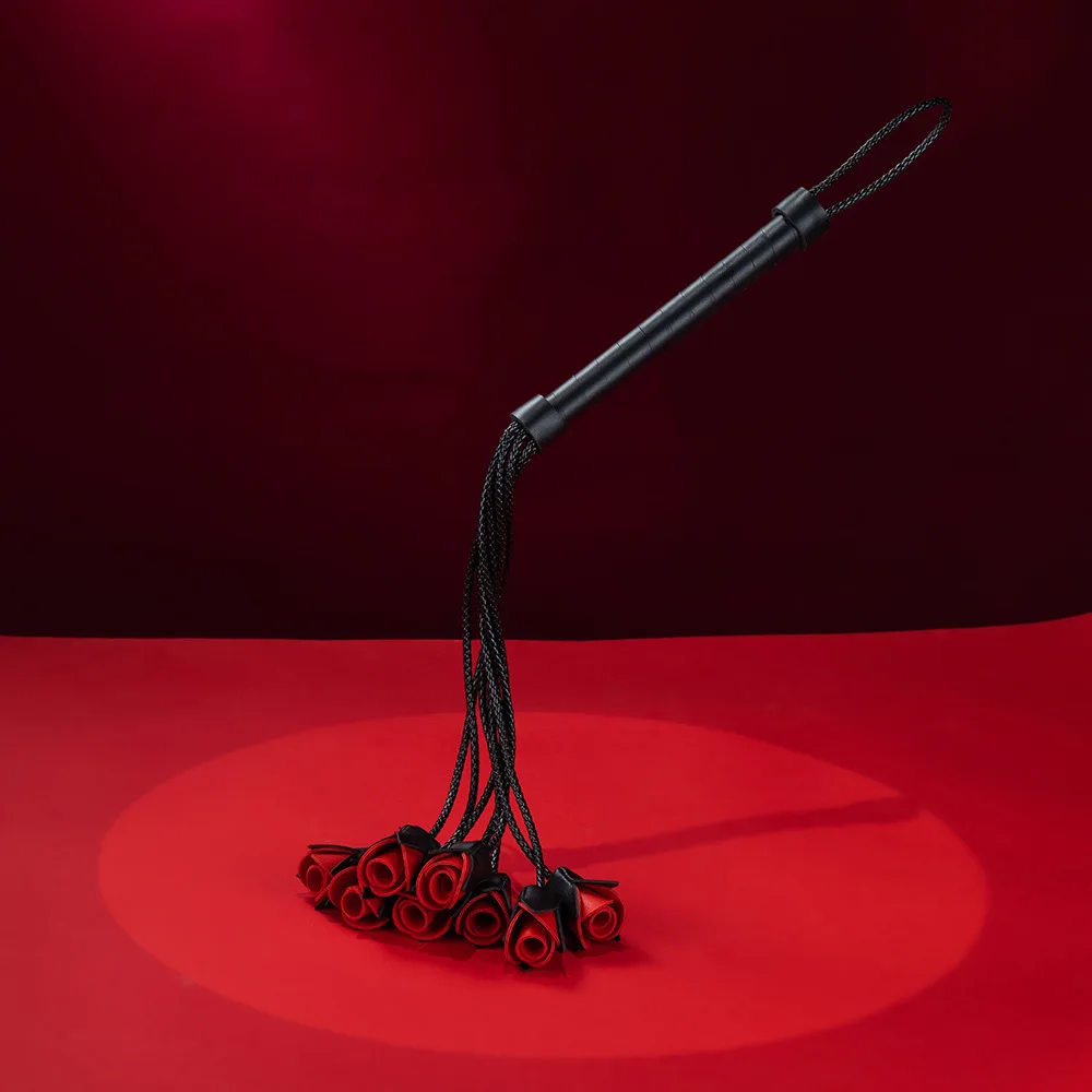 62 سنتيمتر بو الجلود روز زهرة الفروسية القفز الخفافيش فلوجر السياط التدريب ركوب السياط الحصان سوط #4