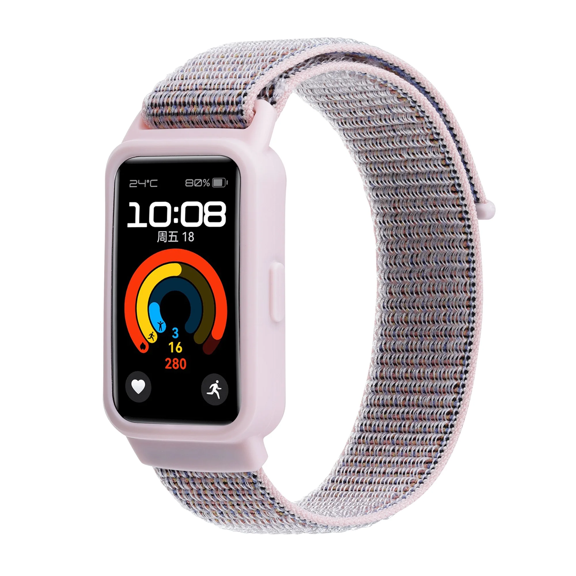 Nylonowa pętla do smartwatcha Huawei Band 9 8 7 6 Pasek do smartwatcha Correa Oddychająca bransoletka sportowa do huawei band9 band8 7 6