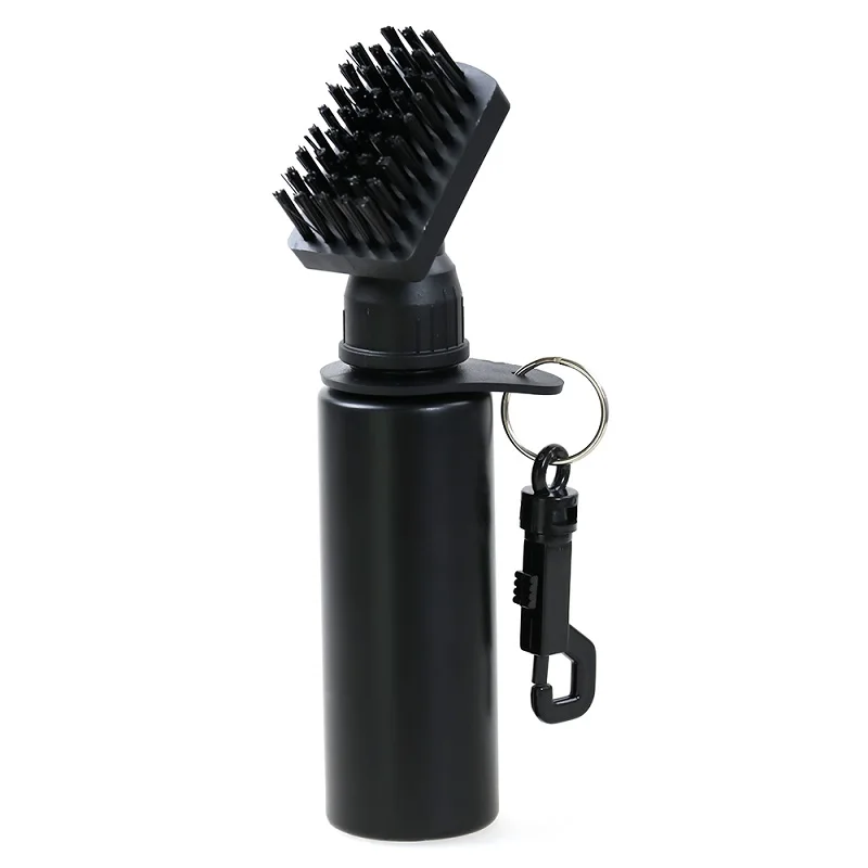 Cleaner Tool Accessories Black Plastic Golf Club Cleaning Brush With Water Spray Bottle Water Storage