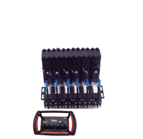 

6 Joystick functions weightlifting12-24V hydraulic valve Truck Crane remote control