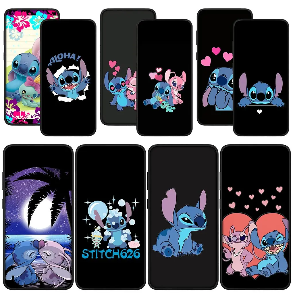 Lovely Lilo Stitch Film Anime Phone Cover for Samsung Galaxy Note 20 Ultra 10 8 9 S10 Lite S9 A6 A8 Plus A7 A9 Soft Case