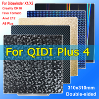 PEI Sheet for QIDI Plus 4, Creality CR10, Artillery Sidewinder X1/X2, Anet A8 Plus E12, Tevo Tornado Double Sided Build Plate