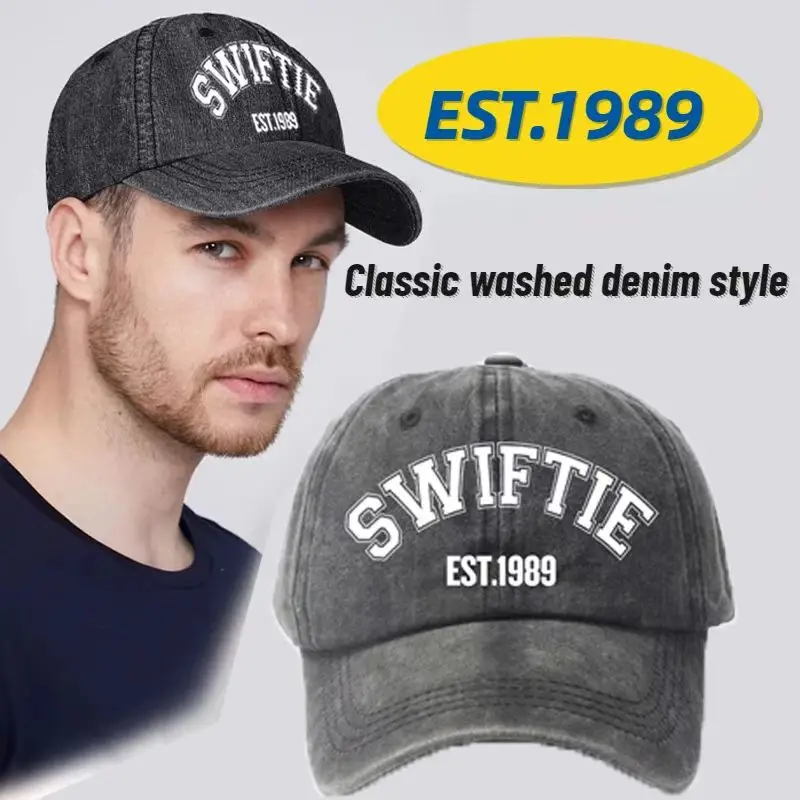 

2025 SWIFTIE 1989 Cotton Baseball Printing Label Caps ForMen Women Fashion Vintage Soft Cotton Dad HatUnisex Gifts From Fans