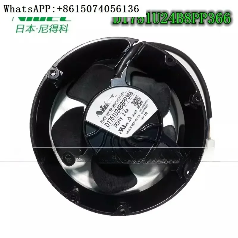 

NIDEC D1751U24B8PP366 A-BB инверторный вентилятор охлаждения ACS880