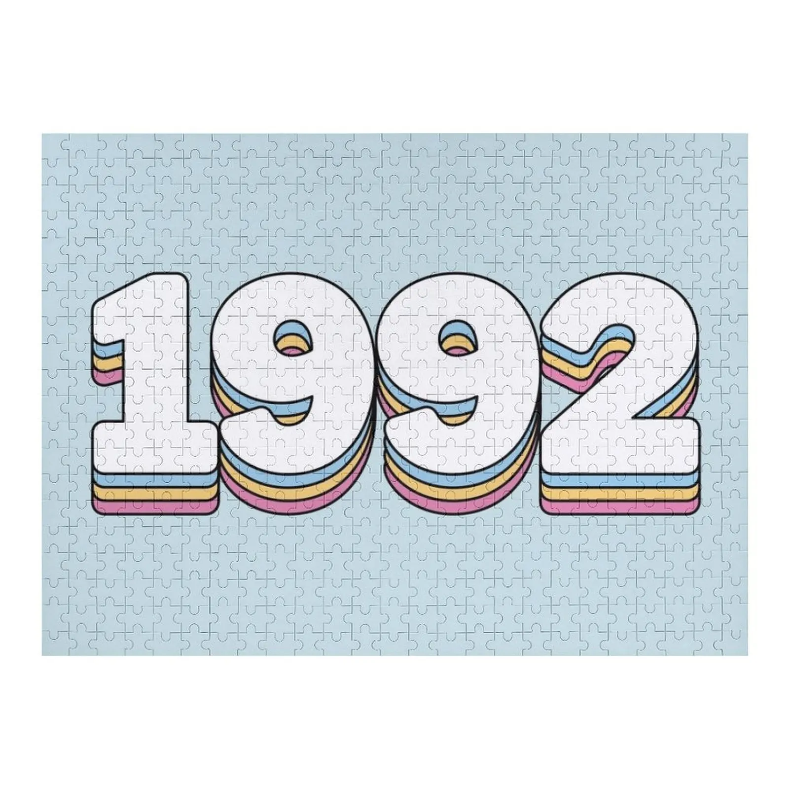 

Пазл 1992 года, персонализированное деревянное имя, персонализированный пазл