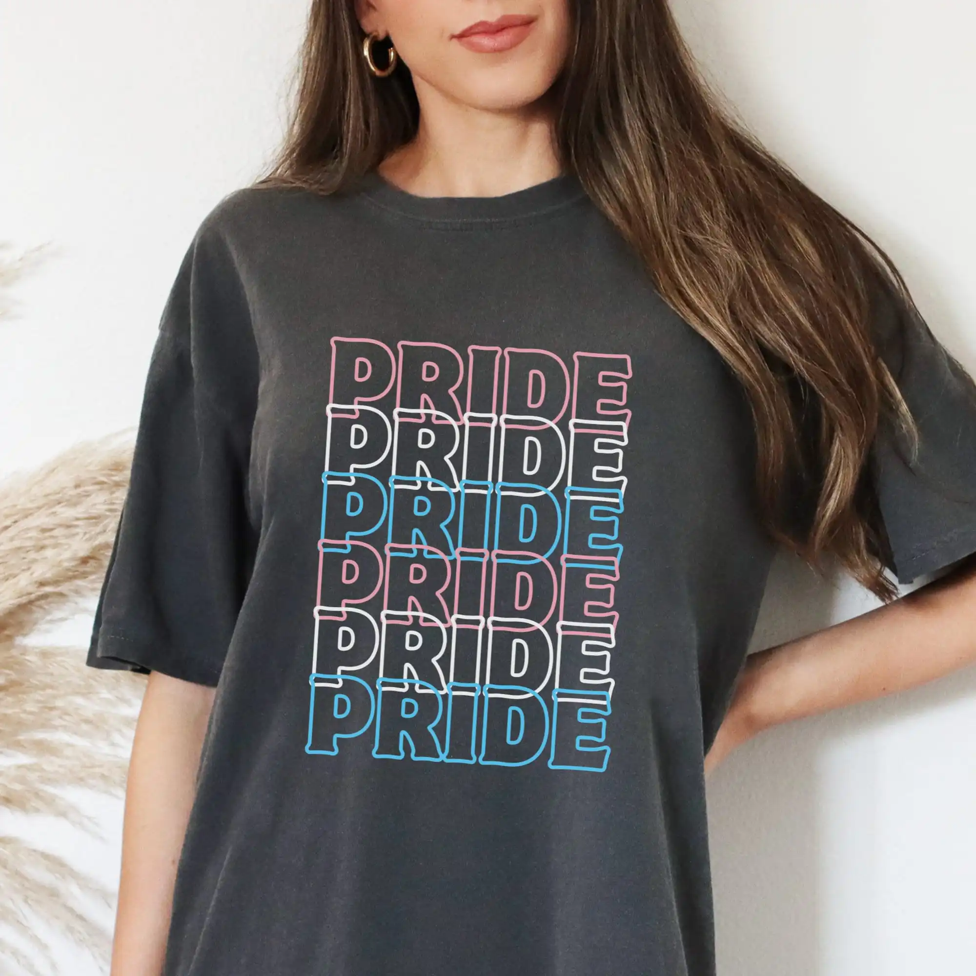 Trans Rights 2025 Pride Month Rainbow T Shirt LGBTQ Ally Love is Equality Your True Colors are Beautiful