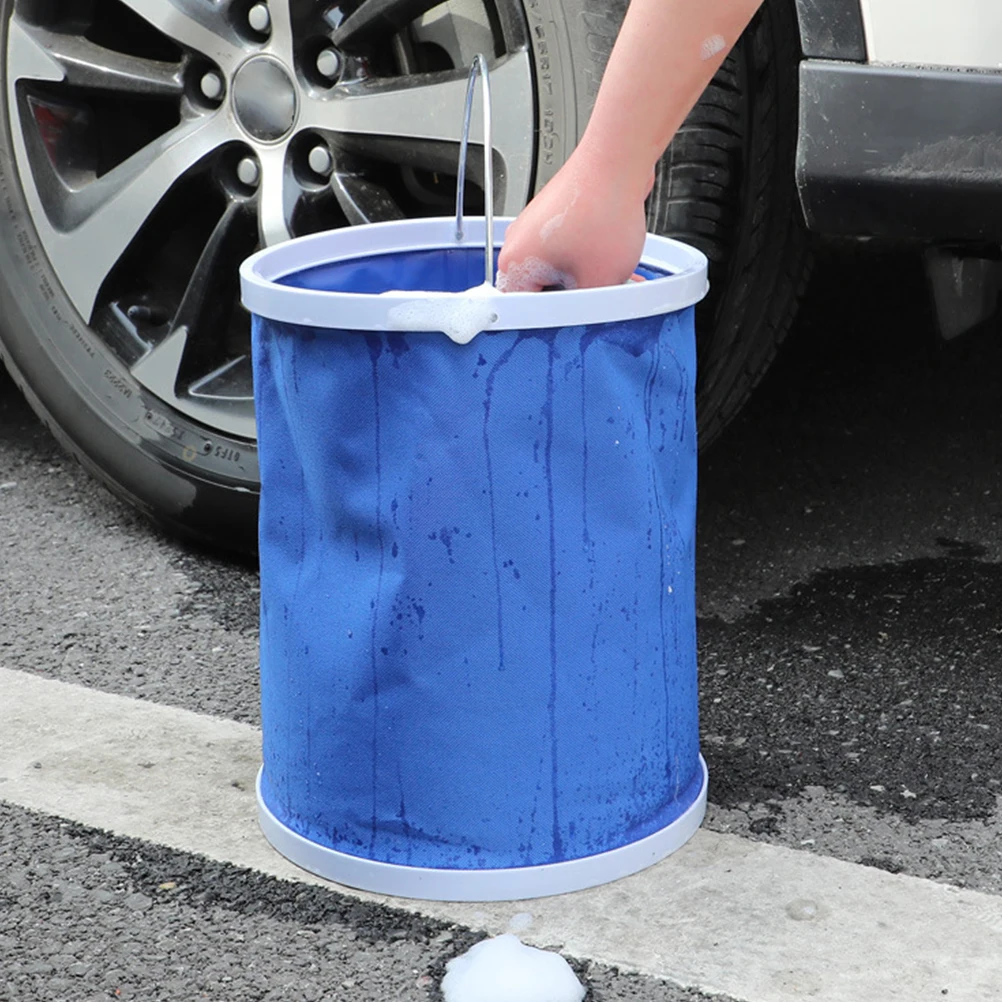 

Large Capacity Portable Water Bucket 600D Oxford PP Foldable Storage Container Fishing Camping Travel Car Wash Outdoor Gardening