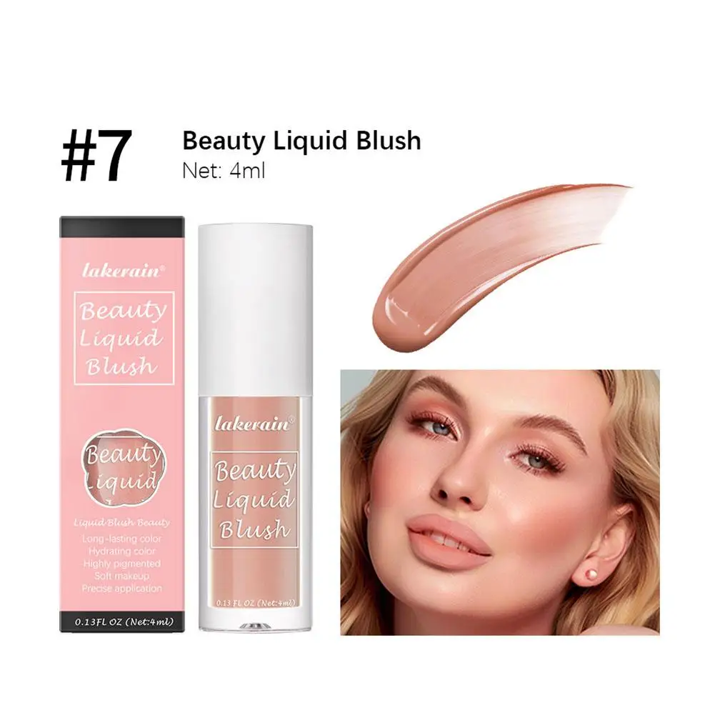 Lippen Make-up Flüssigkeit erröten modifizieren das Gesicht Flüssigkeit erröten Schönheit Reparatur flüssige Kosmetik 4ml aufhellen Anti-Schweiß y9s3