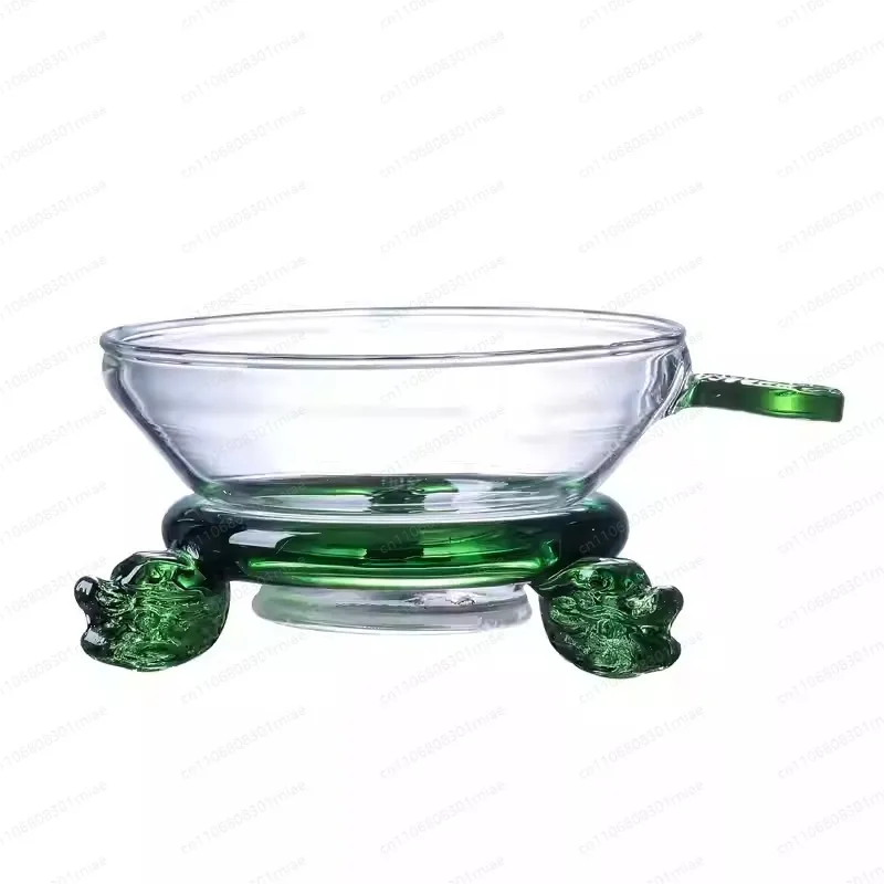 Glass Tea Leak Filter Transparent Heat-Resistant Funnel for Tea Residue Loose Leaf Kung Fu Tea Ceremony Accessory