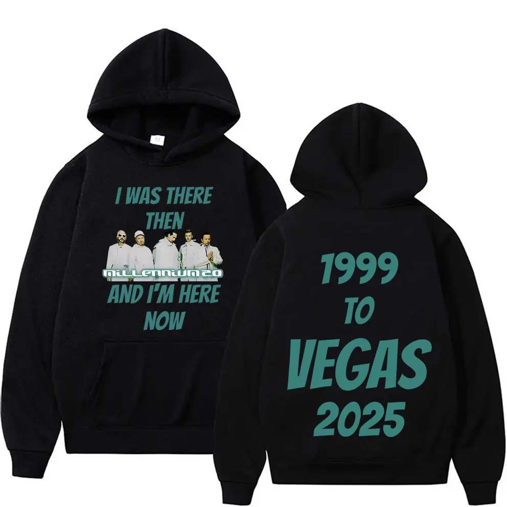 

Rock Brand Backstreet Boys I Was There Then Millennium Tour 2025 Hoodie Men Women Fashion Vintage Pullover Male Casual Hoodies