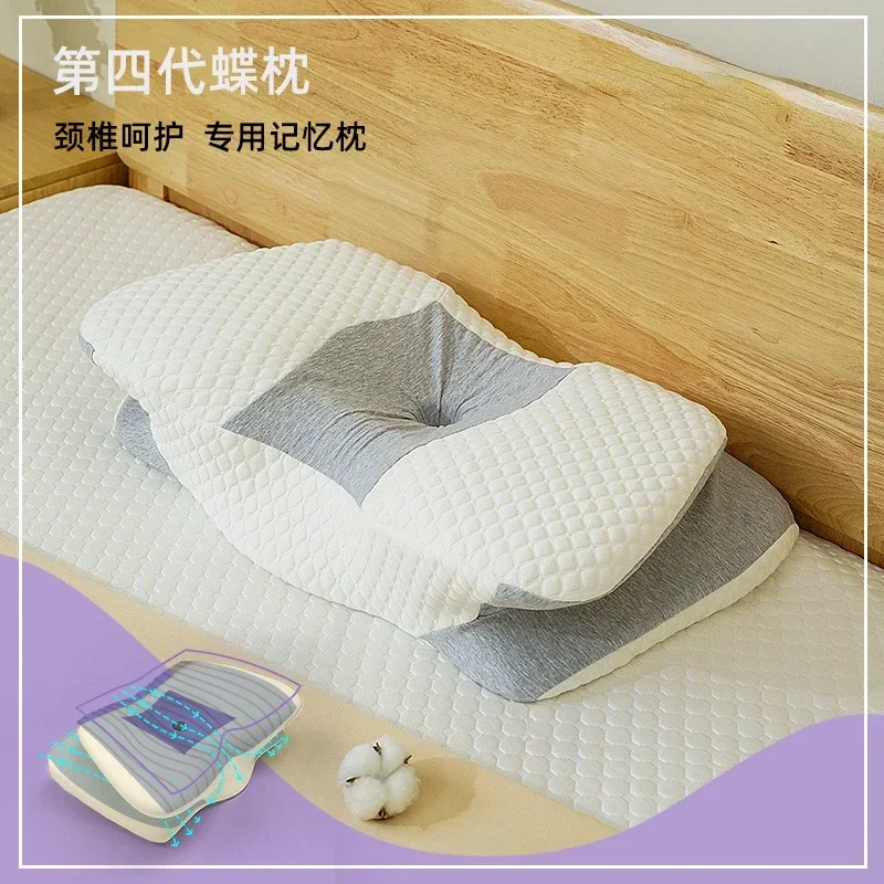 Upgrade Orthopedic Pillow Memory Cotton to Relieve Neck Pain Deep Sleep Pillow Travel Pillow corporal