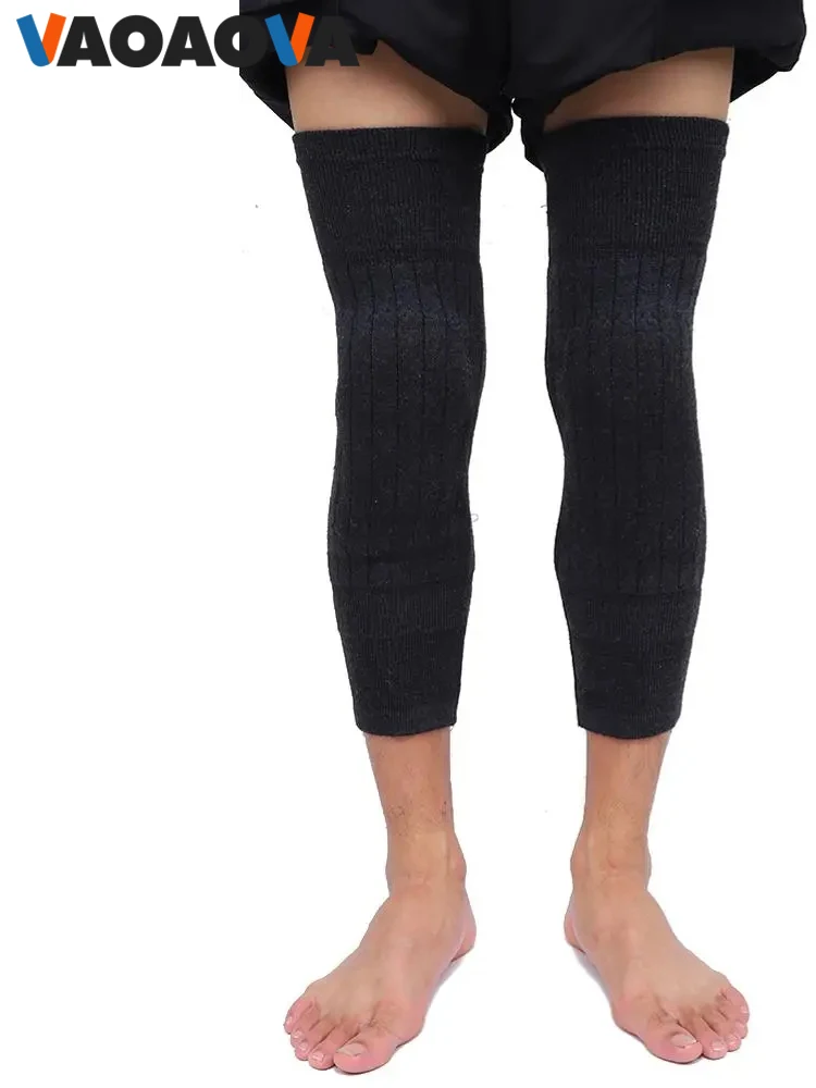 AliExpress VAOAOVA 1Pair Unisex Cashmere Winter Knee Brace Thermal Leg Knee Warmer Sleeve Support Protector for Ski Cycling Dance Runing Volleyball