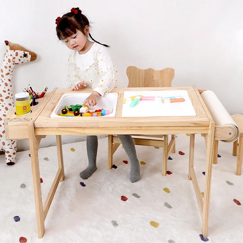 Children Table Elementary Desk Chair Study Child Set Small Children's School Furniture Childrens Kids Student Supplies Room