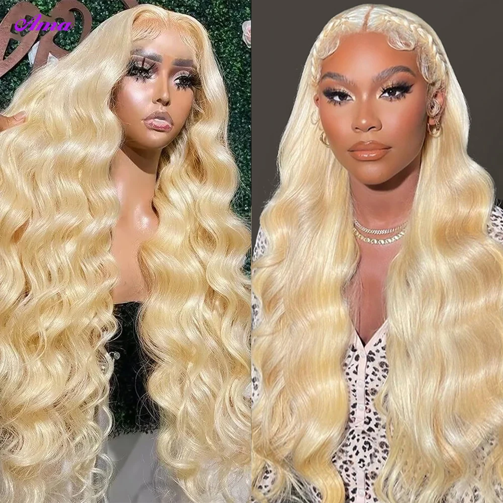 613 HD Lace Frontal Wig 13x6 13x4 Glueless Body Wave Lace Front Wig Pre Plucked 250 Density Blonde Lace Front Wig Human Hair