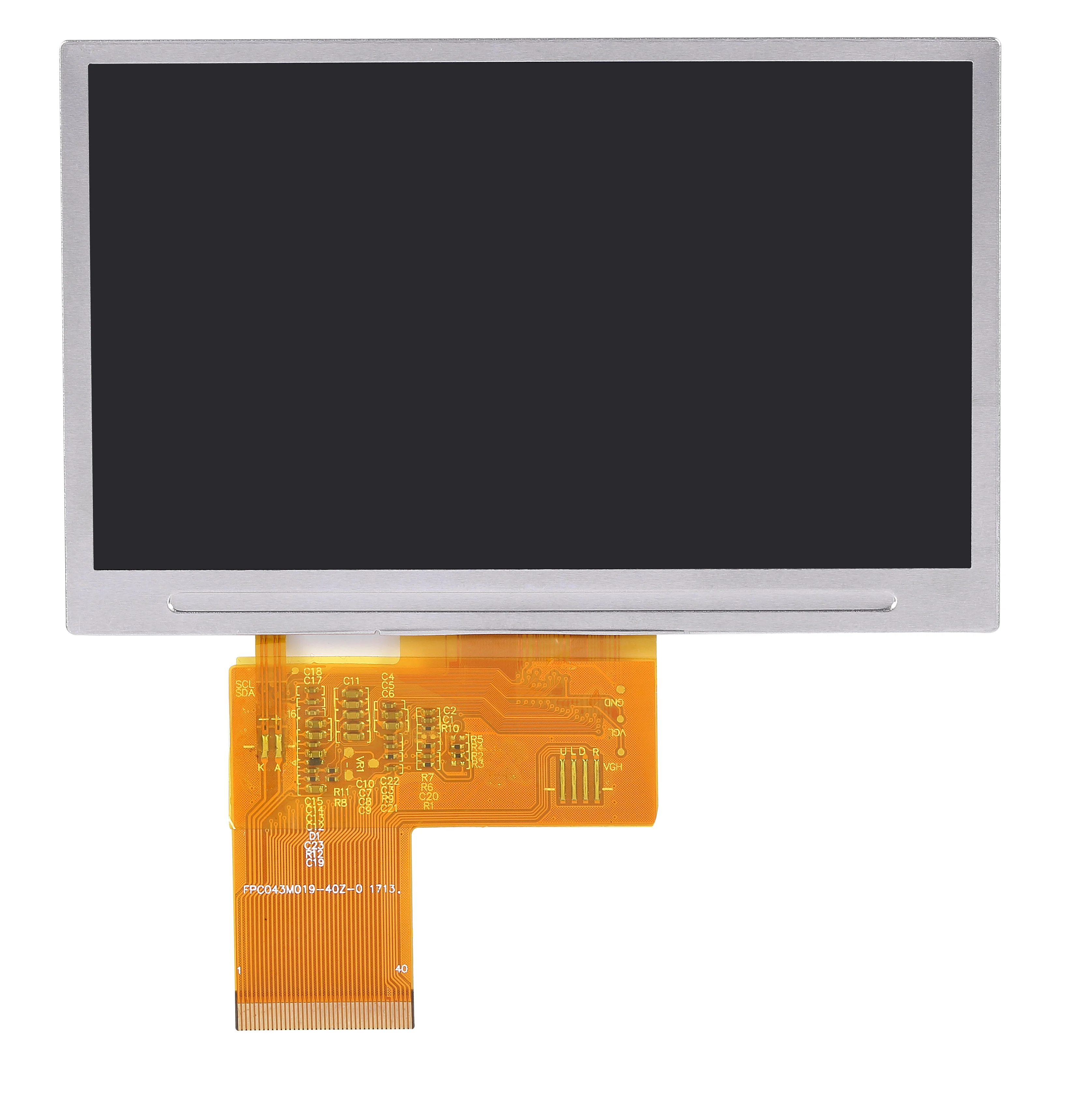 Touch screen LCD TFT IPS da 4,3 pollici Modulo display LCD personalizzato 480 * 272 Display touch screen da 4,3 pollici