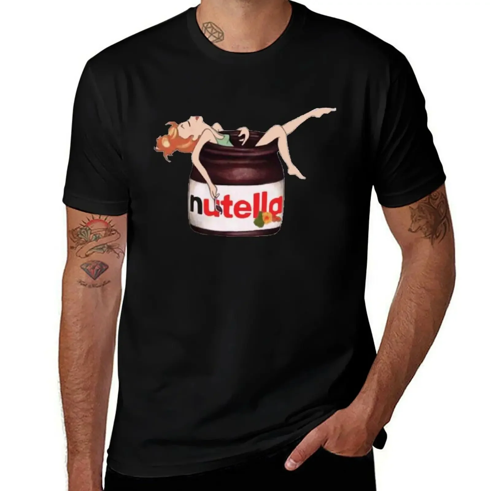 Nutella girl T-Shirt tees for a boy cheap stuff plain white t shirts men