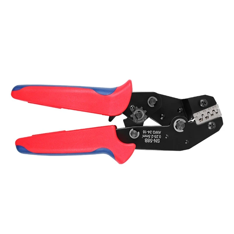 SN-58B TE JST Molex Terminal Wire Crimping Pliers 0.25-1.5MM2  Non-Insulated Open Barrel Crimper Tool