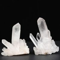 Natural White Crystal Cluster Decoration Crystal Cluster Raw Stone Home Office Decoration Reiki Treatment Stone Gifts