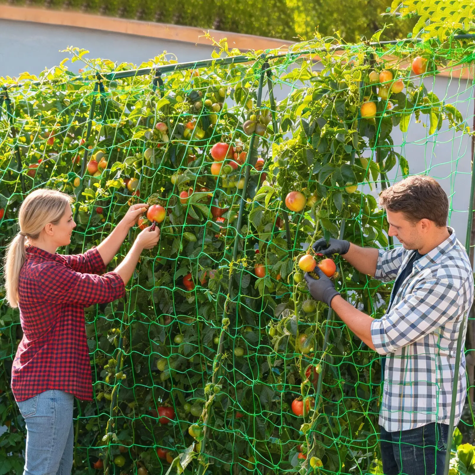 Garden Trellis Netting 2x5m Cl - огляд і ціна Plant Support Trellis Netting Climbing