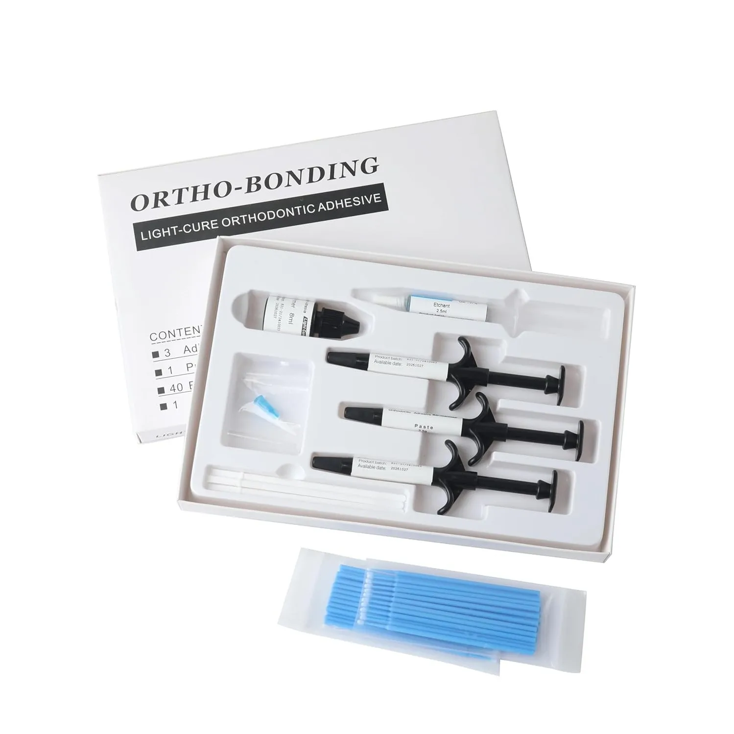 

Ortho-Bonding Light-Cure Orthodontic Adhesive Dental Bracket Braces Glue Ortho Bonding System Dental Adhesive Kit