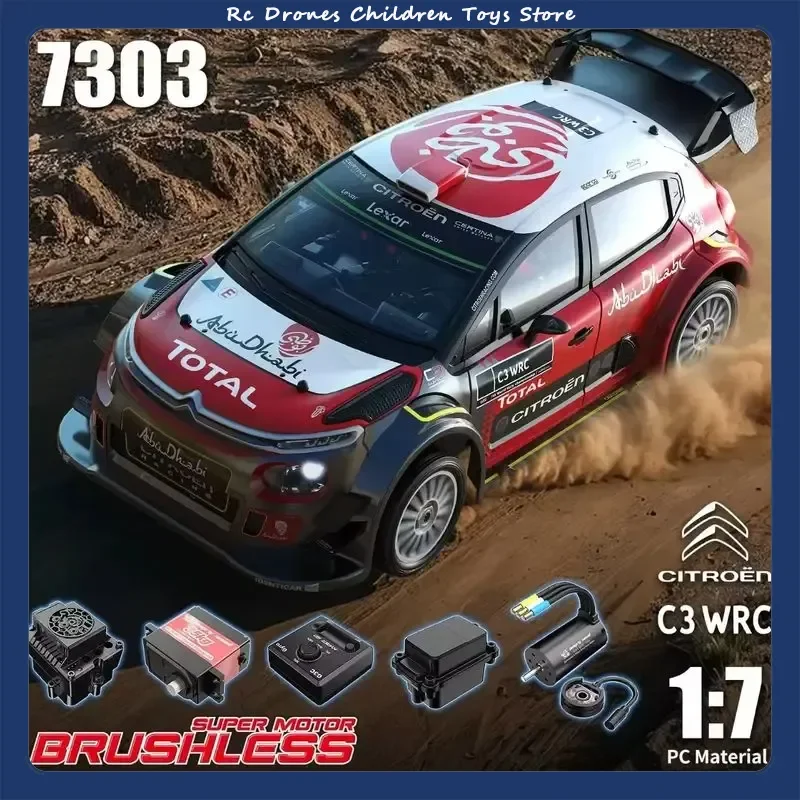 

New Mjx 7303 Go 1/7 Rc Car C3 Endurance Race Simulation Of High-Speed 4wd Drift Car Climbing Car For Boy Gift