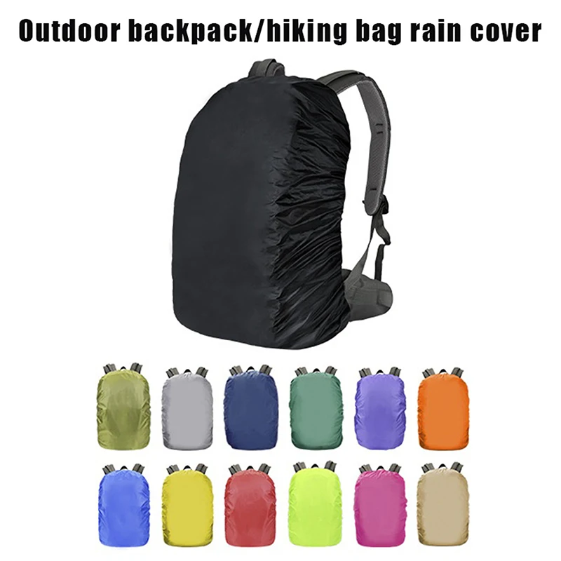 Outdoor Hiking Camping Backpack Cover 25/35/60/70L; Waterproof, Dustproof, Sun-Protected Bag Shield with Rain Cap