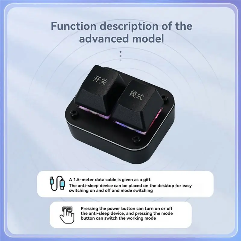 Automatic Mouse Mover Jiggler USB Device For Computer Plug And Play With On/OFF Indicator Light