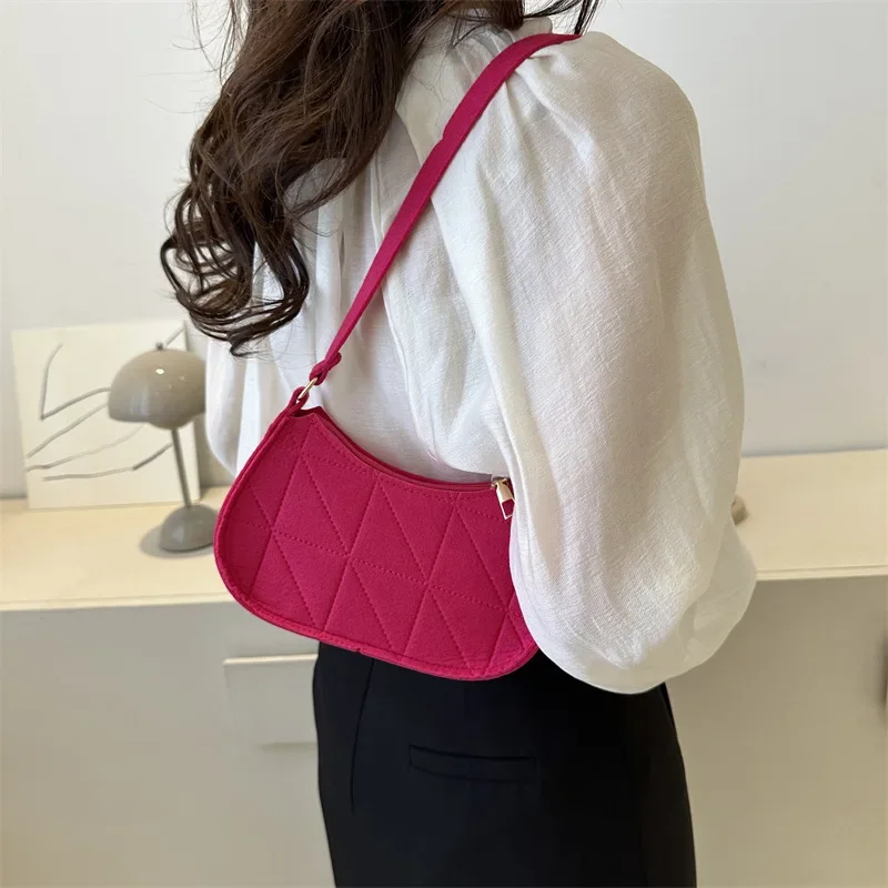 Underarm Shoulder Bag for Women  2023 Summer New Fashion Simple Casual Handbag