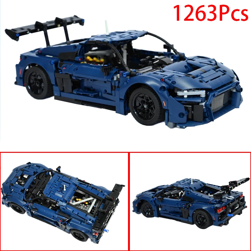 

NEW R8 LMS GT3 Technical Super Sport Car Building Blocks Scale 1:12 Racing Vehicle DIY Assembly 42154 Car Bricks Children Gifts