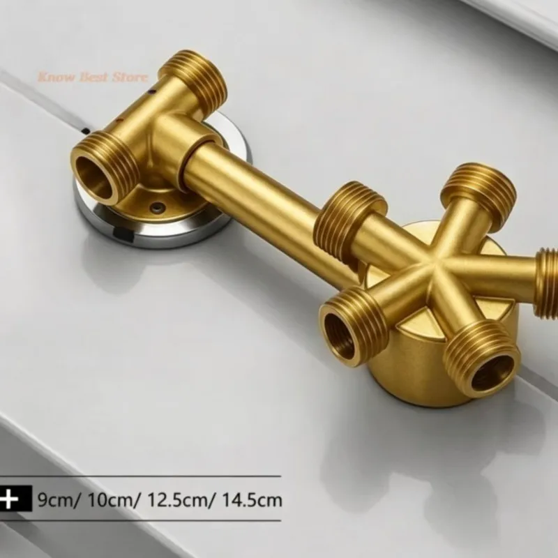 1PCS New Control Shower Room Faucets Mixer Shower Cabin Accessories Valves Diverter Tap 2/3/4/5 Way Shower Switch