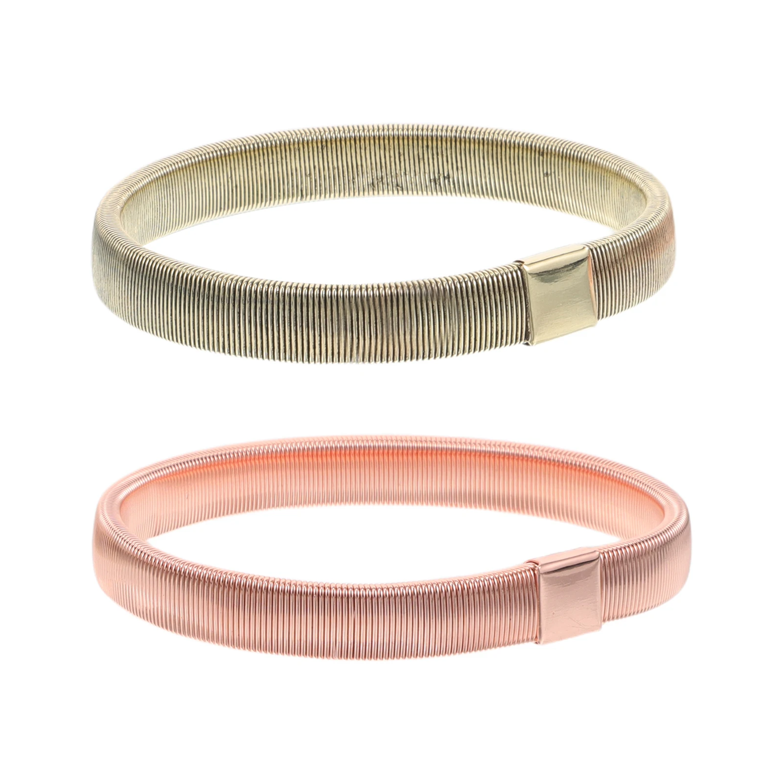 

2 Pcs Shirt Sleeve Ring Arm Bands Elastic Dress Metal Garter for Fixing Garters Mens Sleeves Woman