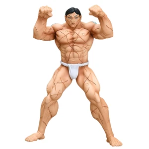 Baki Hanma Anime -Actionfiguren, Hanayama Kaoru, Strong Man Statut, PVC -Ornament, Modellspielzeugsammlung, Desktop, 18 cm 12 Hauptverkäufe Mou Gakuin bei Futekigousha - №5