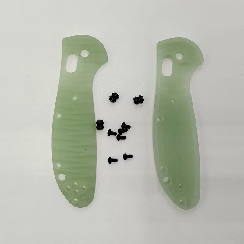

С винтами, материал Aqua Green G10, ручка для ножа с ЧПУ, весы для оригинальных ножей Benchmade Mini Griptilian 555 556 557, часть