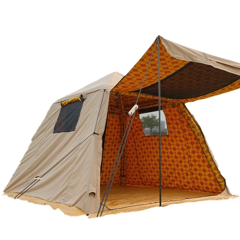 Cross-border Middle East Arabian inflatable tent outdoor construction field hiking Saudi print 3 * 3M camping