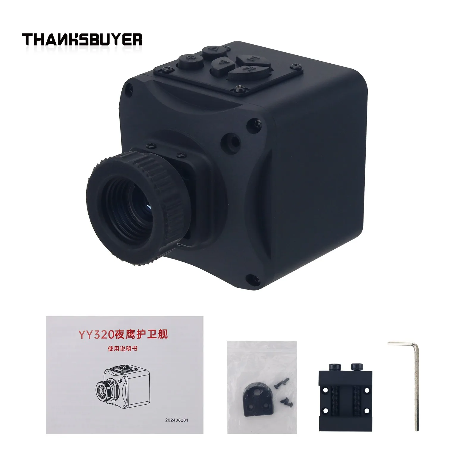 JS Nighthawk X2 9.7mm Aluminum Alloy Thermal Imager 320x240 High Resolution Night Vision Device Type-C Charging