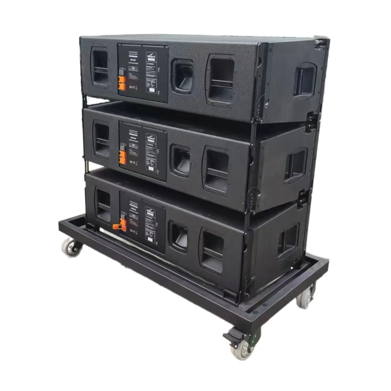 Sistema de altavoces line array doble activo de 3 vías de 12 pulgadas