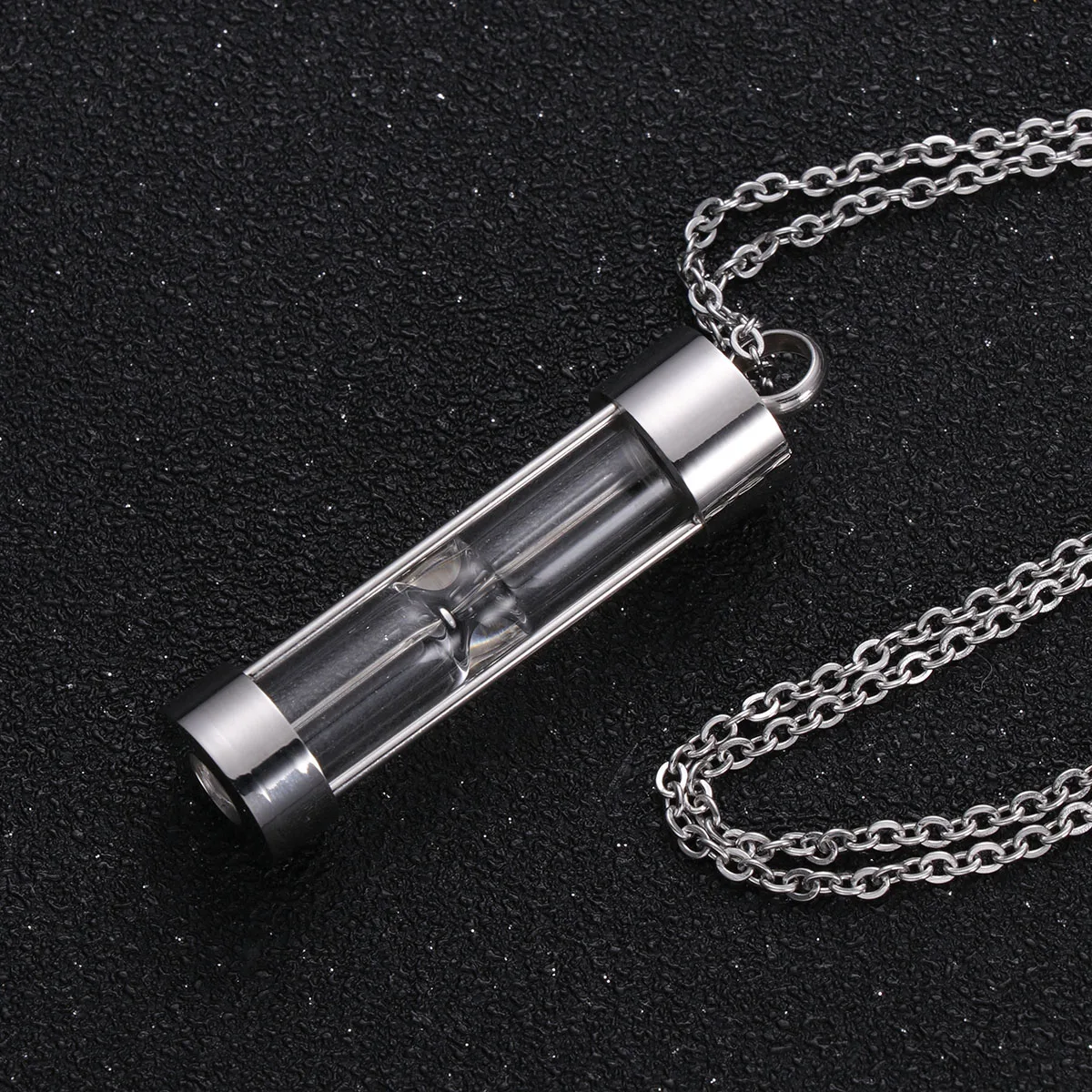 

Stainless Steel Memorial Necklace Bone Ash Pendant Cremation Jewelry Women Mom Gift Cross Design Holding Ashes Hair Dirt