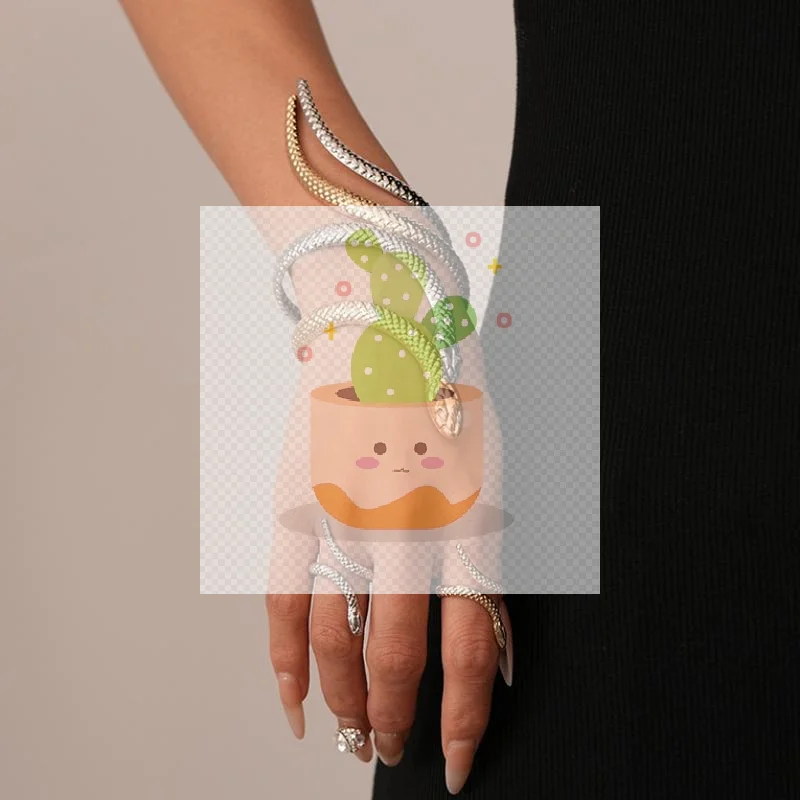 2 قطعة الأفعى الشرير على شكل أساور خاتم مجموعة دوامة الأفعى افتتاح أساور خواتم الاصبع الإناث الذكور اليد مجوهرات