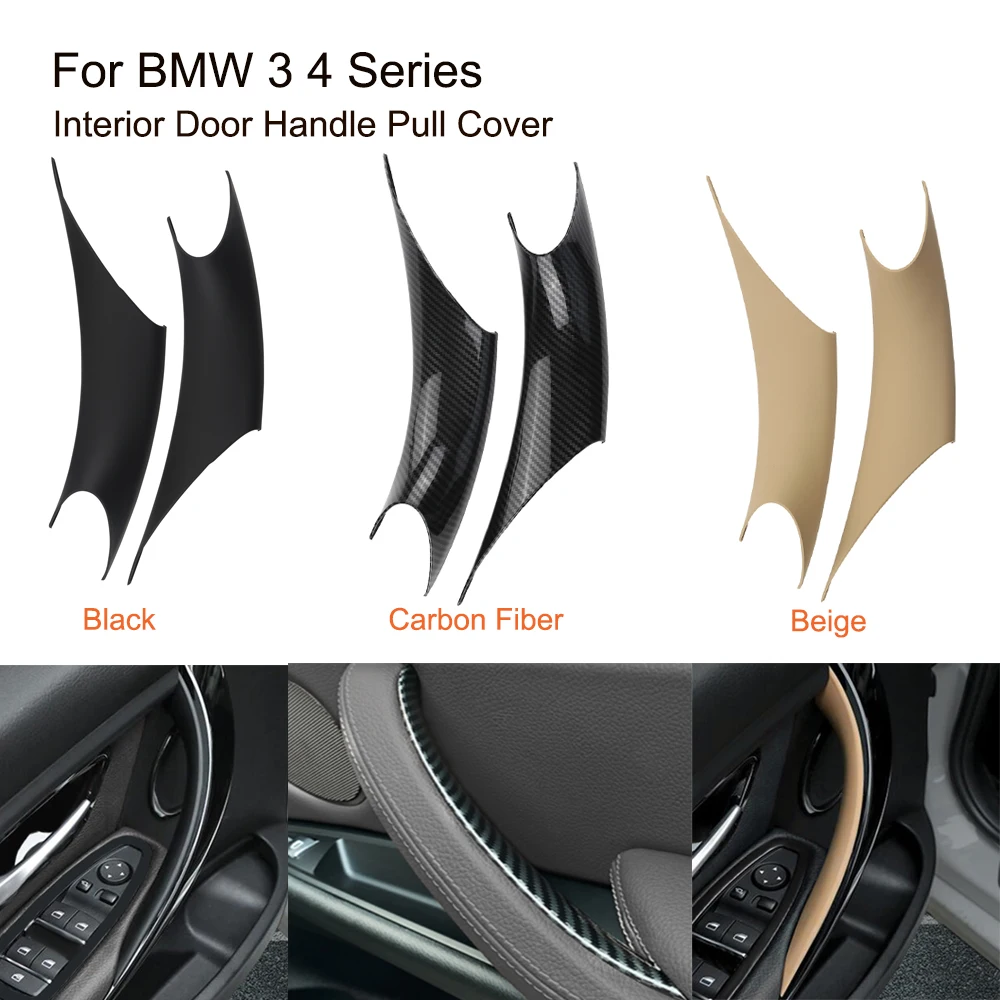 

For BMW Interior Door Handle ABS Trim Protective Cover For F30 F35 320i 320Li 328i 328Li 335i 335Li M3 2012-2018 Left Right Door