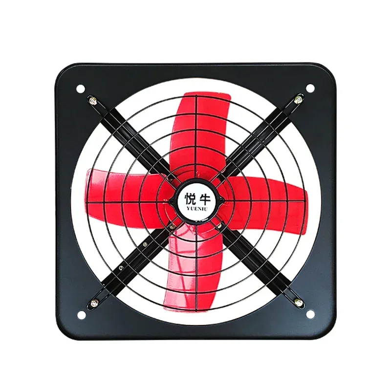 

Промышленный квадратный вентилятор для всего дома, 20-дюймовое настенное окно, мощный кухонный светильник, черный вентилятор, вытяжной вентилятор 380 В