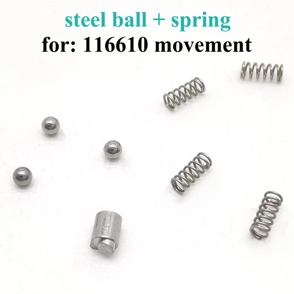 

Watch Accessories Steel Ball Spring Fit 116610 Water Ghost Snorkel Type Ceramic Ring Mouth Frame Tooth Ring Rotating Steel Ball