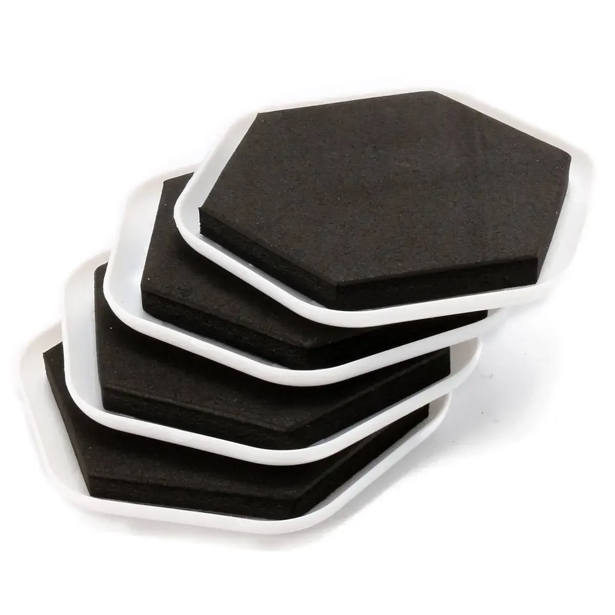 Tough reutilizável redução de ruído Móveis Sliders Pad para mover móveis pesados, Melhoria Home Furniture, cadeiras, 4pcs