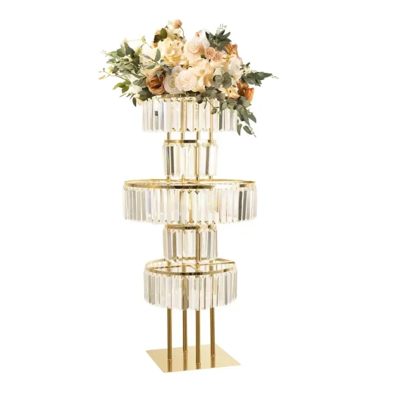 New Wholesale Luxury Crystal Cake Table Or Wedding Table Or Wedding Event Ornaments