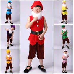 Seven Dwarfs Costume For Children Christmas Costumes For Kids Halloween Carnival Cosplay Clothing Christmas Performance