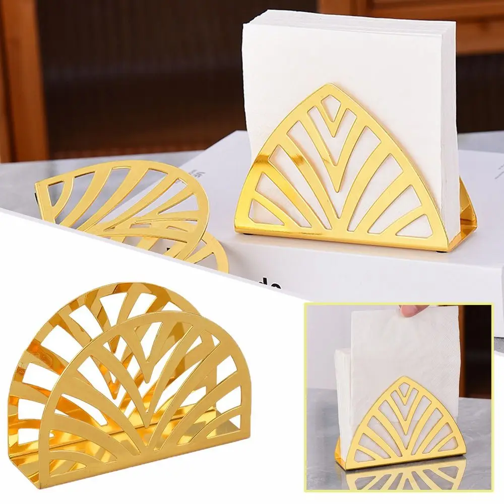 

Simple Hollow Metal Iron Paper Towel Holder Vertical Square Hotel Square Towel Holder Triangle Napkin Storage Box