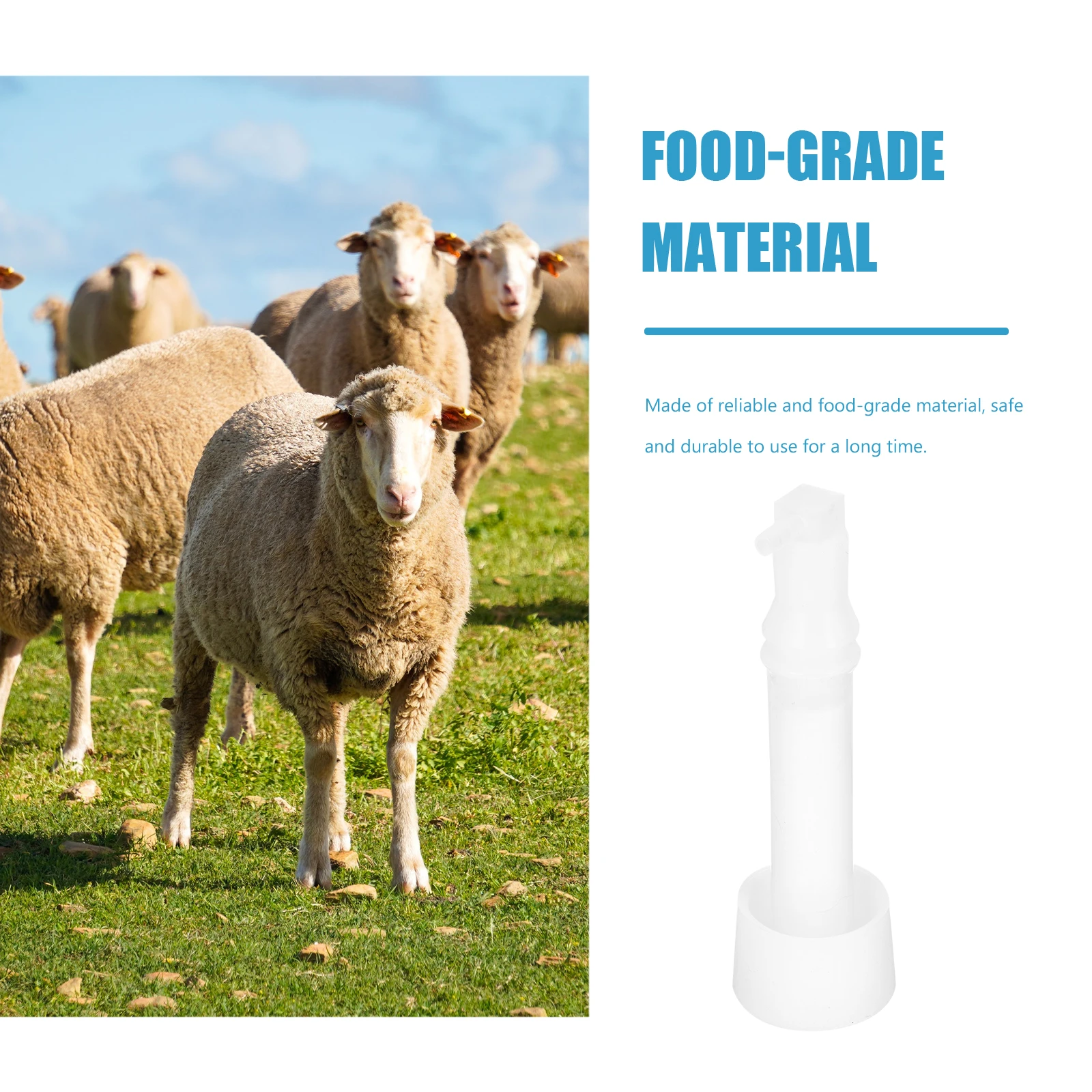 

Silicone Sheep Teat Suction Head Livestock Milking Machine Accessory Durable Food Grade Gentle Cow Milking Liner Breast Pump Pet