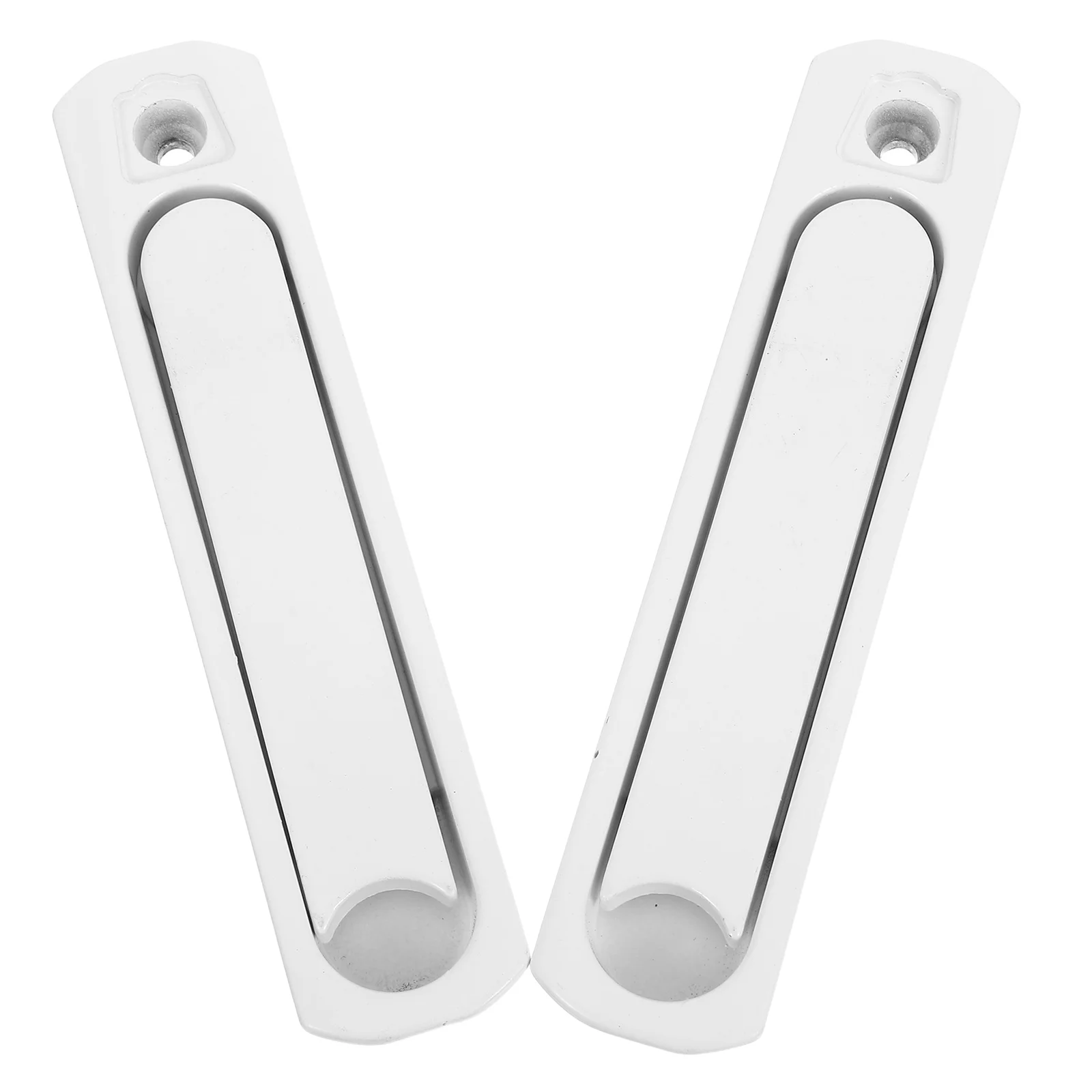 

2Pcs Invisible Sliding Screen Window Handle Zinc Alloy Replacement Handle Hidden Design Child Safe Convenient Sliding Door Pull